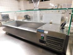 * Polar counter top refrigerated service/display unit 1200w x 400d x 450h
