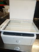 * White HP printer with scanner