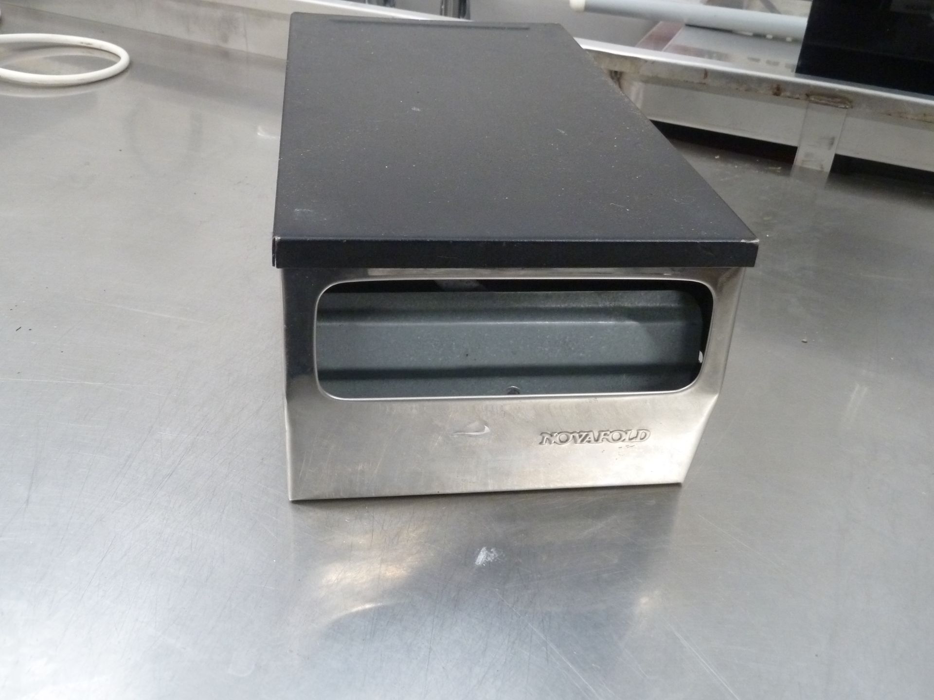 * black napkin dispenser