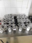 * salt and pepper grinders - large quantity