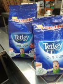 * 1.5 x 3.5kg Tetley tea bags