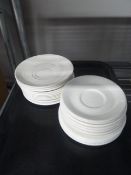 * selection of saucers and side plates x approx. 20