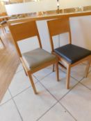 * 4 x dining chairs