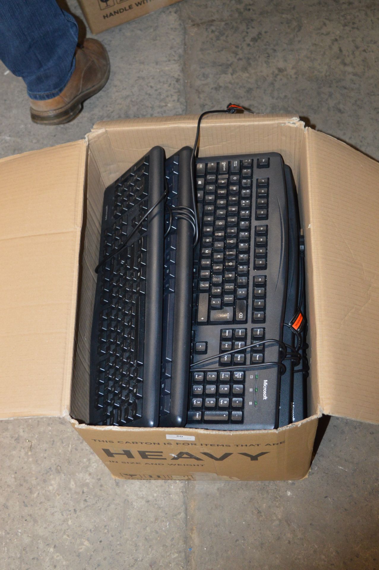 *Box Containing 16 Microsoft USB Keyboards