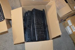 *Box Containing 15 Microsoft USB Keyboards