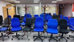 *30 Assorted items including Chairs, Hat & Coat Stands - Collection from Runcorn - Full address will