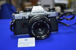 Olympus OM10 SLR Camera with OM System Zuiko Auto S 1:1.8 Lens