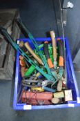Assorted Tools; Garden Shears, Secateurs, etc.