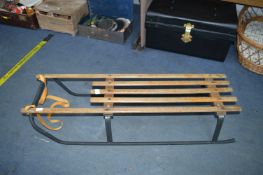 Vintage Wooden Sled