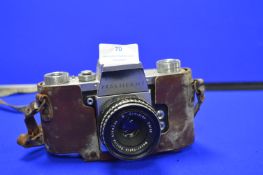 Praktica IV-F SLR Camera with Meyer Domplan 2.8-50 Lens