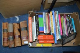 Box of Books, Cutlery, Vintage Law Journals, etc.