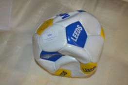 My Team "Leeds United" Size:5 Leather Football