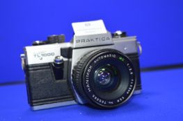 Praktica Super TL1000 SLr Camera with Hanimax 1:2.8 f35mm Lens