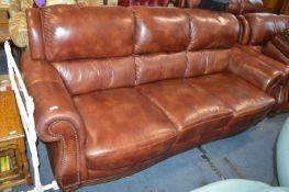 Three Seat Leather Sofa