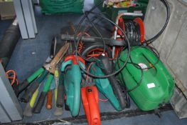 Garden Electric Items; Bosch Hedge Trimmers, Press