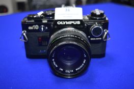 Olympus OM10 SLR Camera with OM System Zuiko 1:1.8 Lens