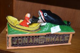 Cast Iron Money Box - Jonah and the Whale