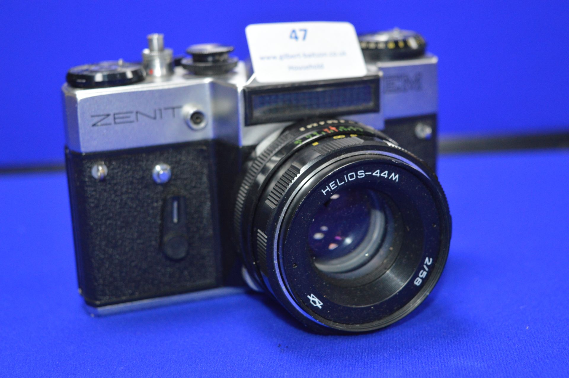 Zenit EM SLR Camera with Helios-44M 2/58 Lens