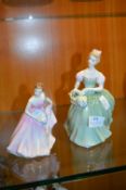 Two Royal Doulton Figurines - Clarissa and Invitat