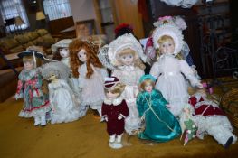 Fifteen Collectible Dolls