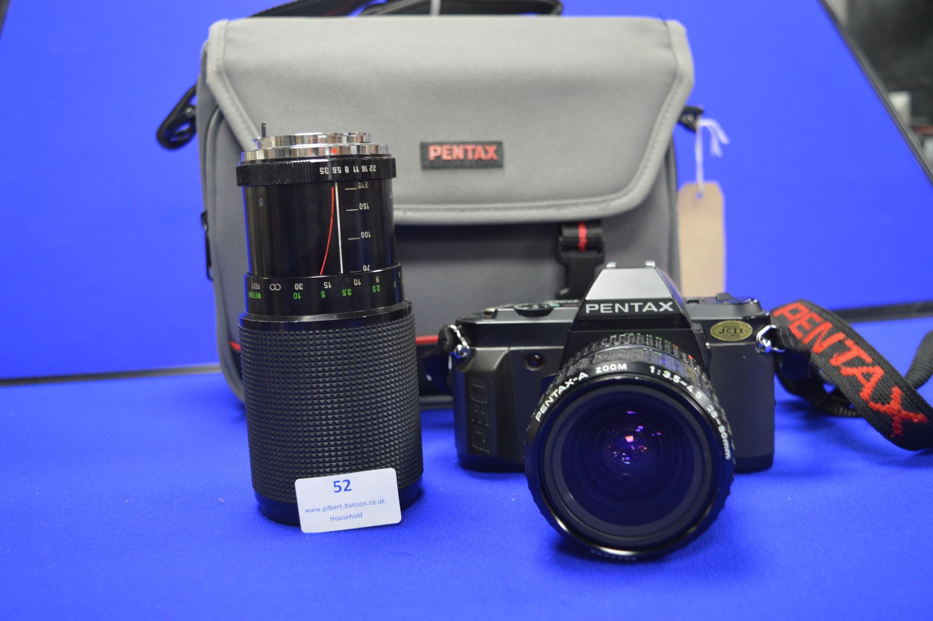 Pentax P30N Camera with Pentax and Vivitar Lenses