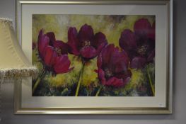 Large Framed Floral Print