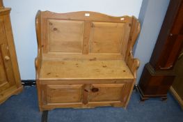 Small Pine Monks Bench