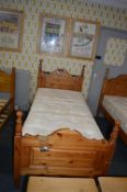 Pine Single Bed with Yorkshire Bed Co Mattress