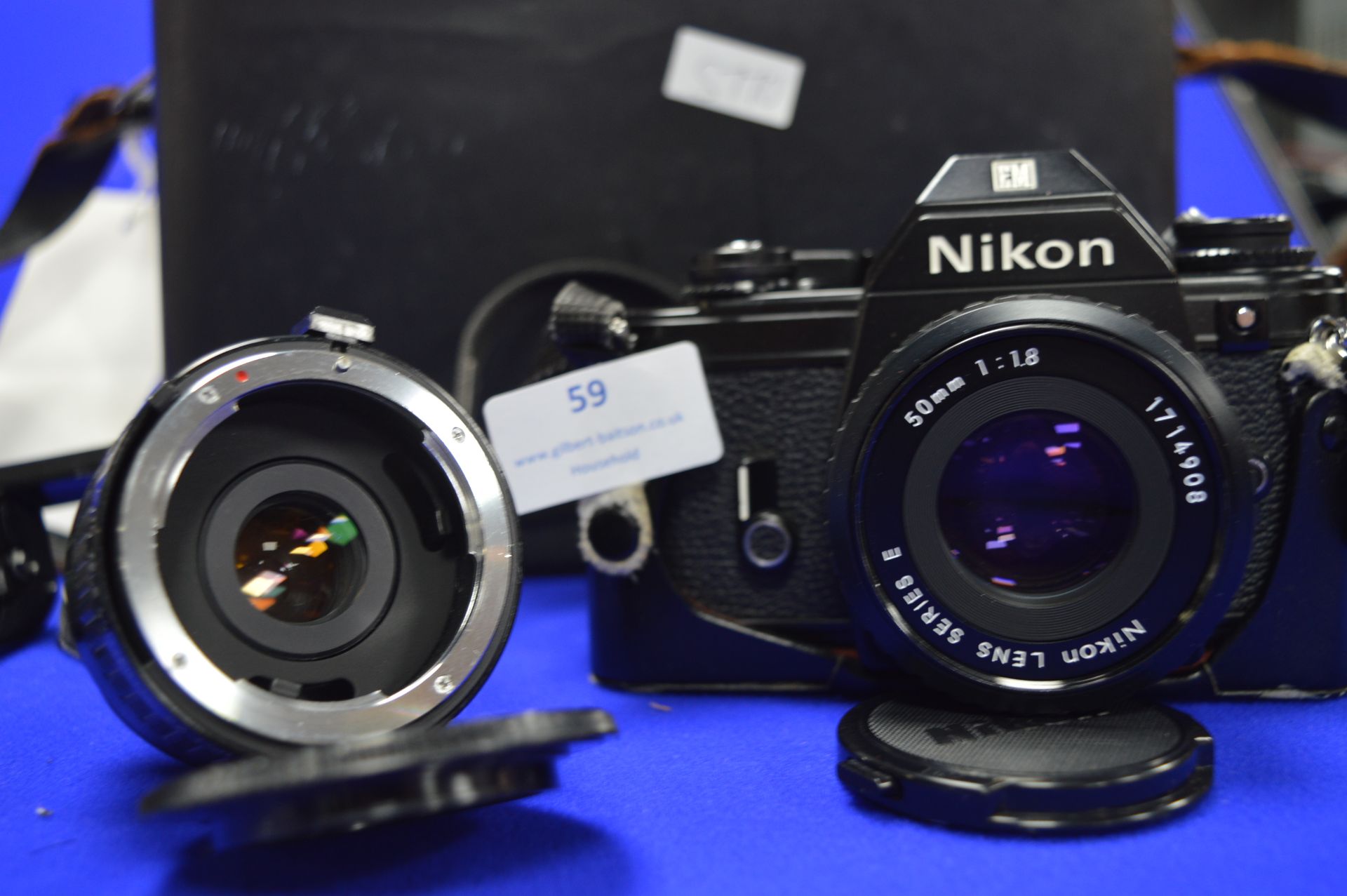 Nikon EM SLR Camera with Lens and Teleconverter etc. - Image 2 of 2