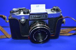 Praktica PL Noval SLR Camera with Meyer Domplan 2.8-50 Lens