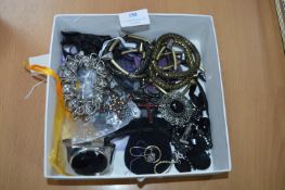 Box of Costume Jewellery, Bracelets, Brooches, etc