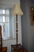 Standard Lamp with Cream Shade