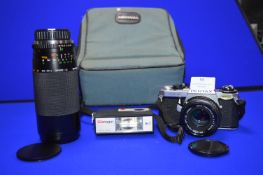 Pentax ME Super SLR Camera with Pentax & Miranda Lenses, and Panagor Flash