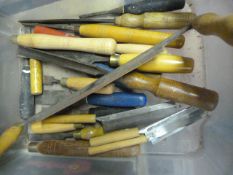 Box of Chisels and a Spokeshave