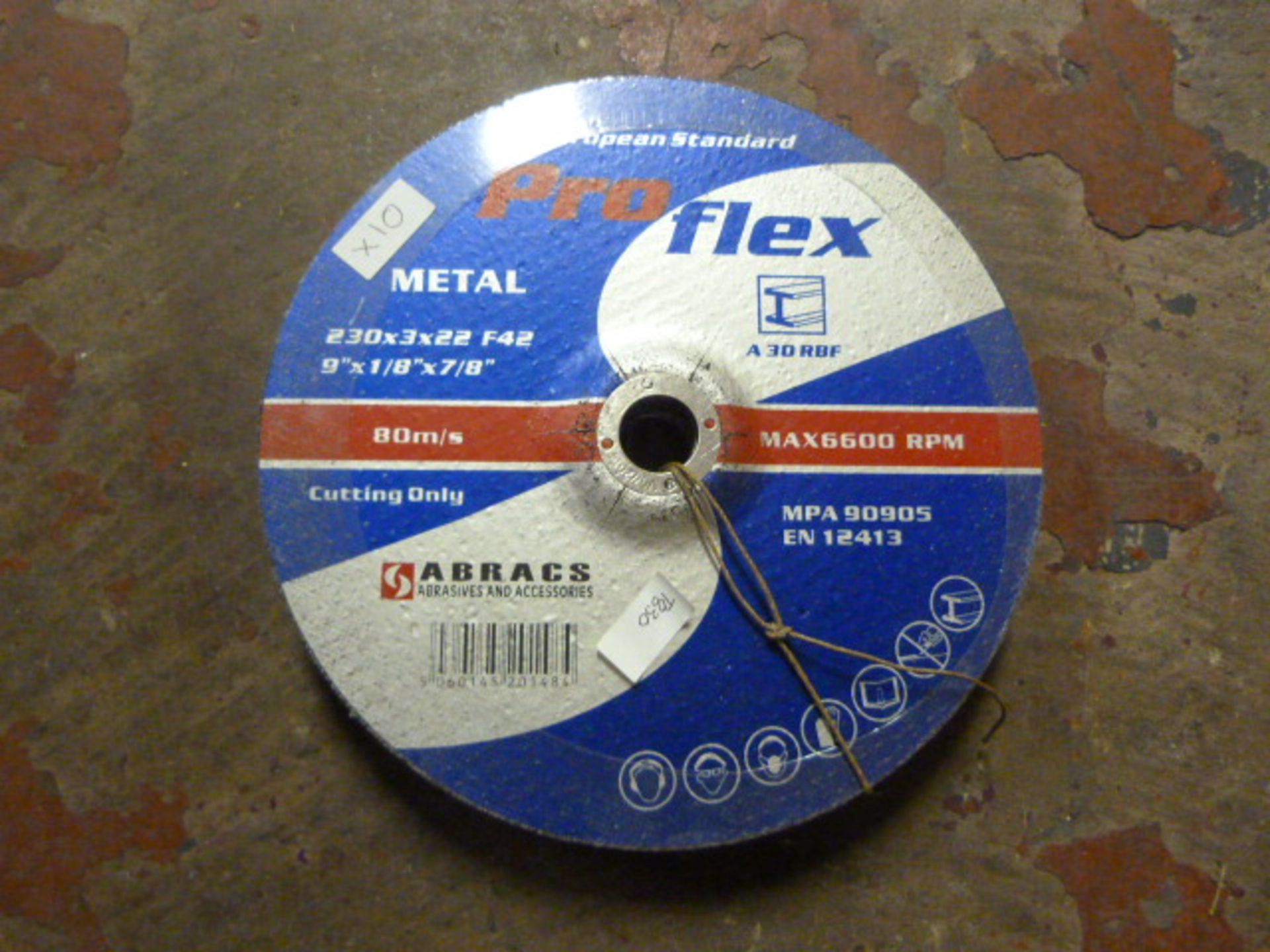 10 Proflex Metal MPA90905 EN12413 Cutting Discs