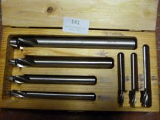 7pc HSS Three Flute Counter Bore Set Size: 6-1/2