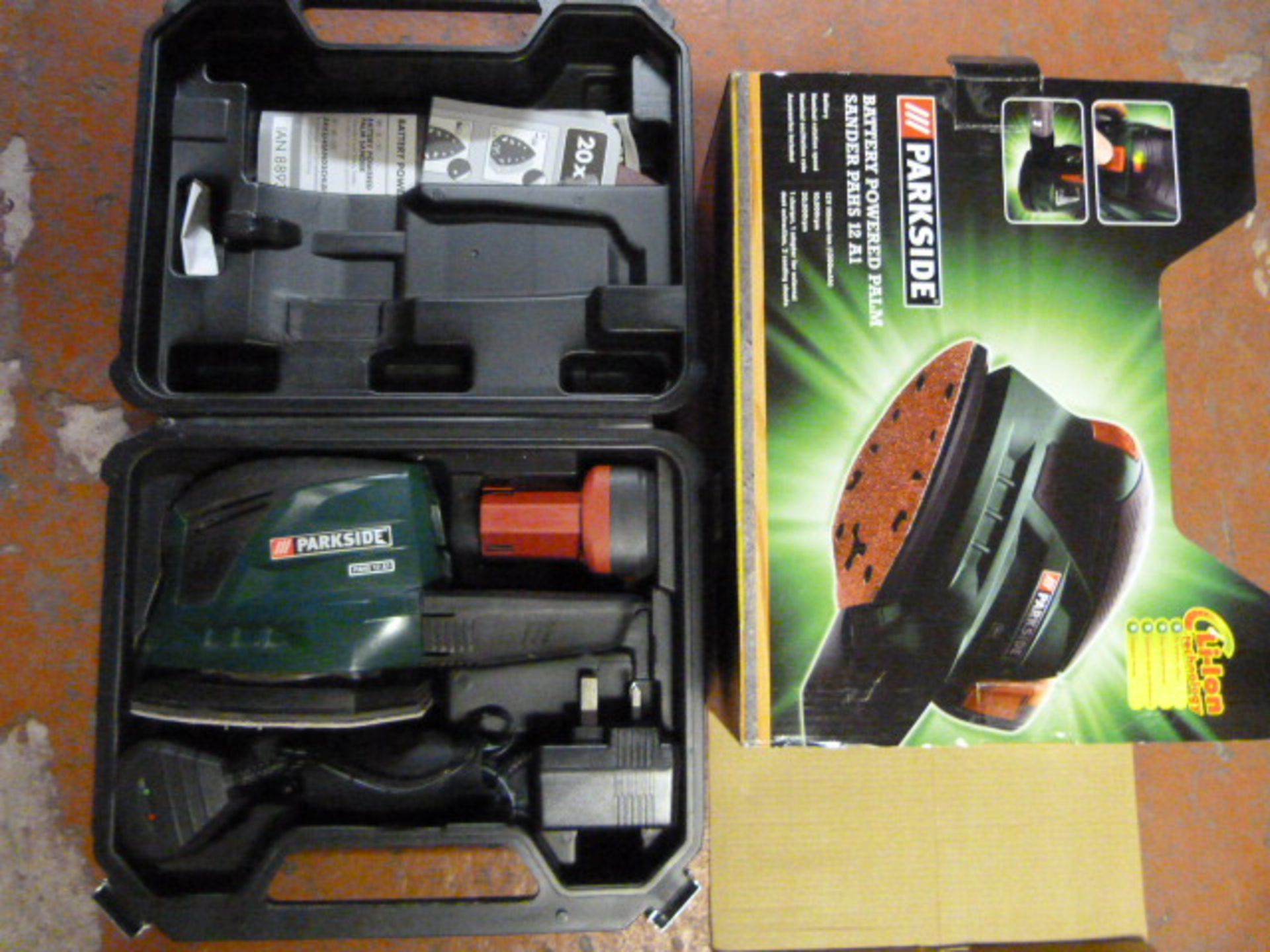 Parkside PAHS12A1 Battery Powered Palm Sander