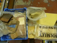 Box of Assorted Veneers and Edging