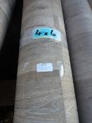 4x6m Roll of Wood Effect Lino