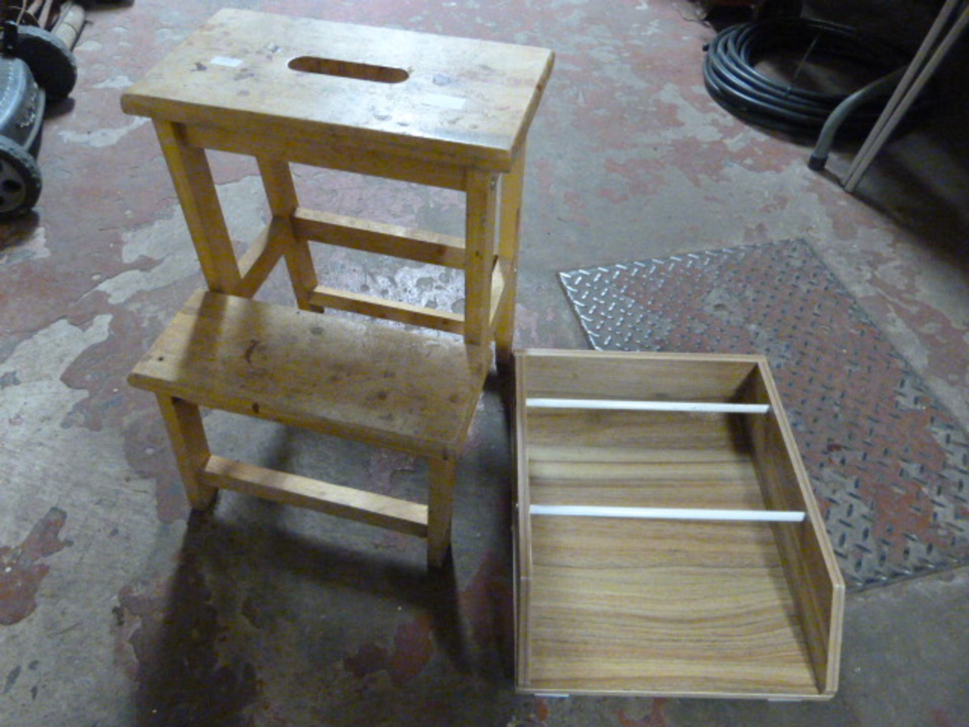 Step Stool and a Small Rack