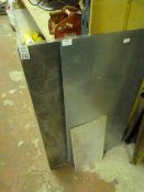 Two Sheets of 1000x500x0.6mm Galvanised Sheet and