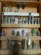 Cabinet of Router Bits