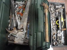 Toolbox Containing Sockets, Spanners, and Assorted