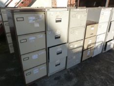 *Six Metal Filing Cabinets (some locked)