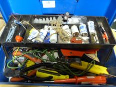 Box of Electrical Tools and Fittings