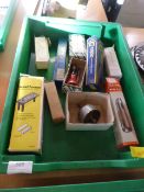 Box of Hole Cutters, Centers, Dowel Formers, etc.