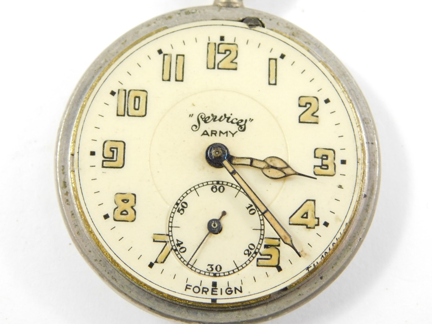 A Waltham gentleman's gold plated Hunter pocket watch, keyless wind, enamel dial bearing Roman - Image 6 of 7