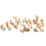 Pendelfin figures, to include Mother and Father Rabbit, Barrow Boy, Shiner, Lollypop, Bongo and