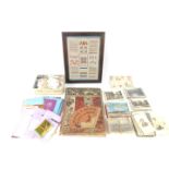 Edwardian and later topographical postcards, portrait cards, postage stamps, theatre and concert