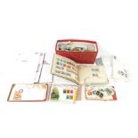 Philately. British and World stamps, including pre decimal first day covers, mint stamps, and a 1990